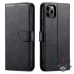 Samsung S24 FE кожен тефтер с магнитен капак /черен/