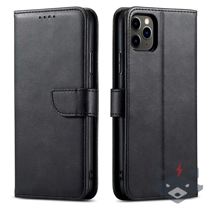 lpok022508-126810 Samsung S24 FE кожен тефтер с магнитен капак /черен/ - Image 1