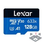 128GB КАРТА ПАМЕТ LEXAR micro SDXC Class10 , SD адаптер - LMS0633128G-BNNNG