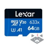 64GB КАРТА ПАМЕТ LEXAR micro SDXC Class10 , SD адаптер - LMS0633064G-BNNNG
