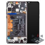 Huawei P30 Lite New Edition(2020) / Mar-L21BX / LCD Оригинален дисплей midnight black , черна рамка , батерия