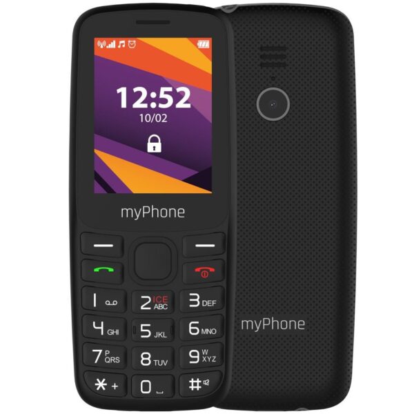 myPhone 6410 LTE Телефон за възрастни /черен/