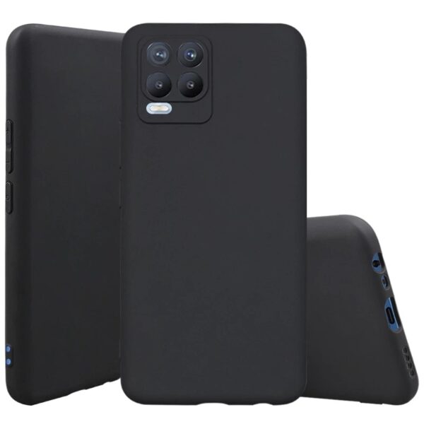 Realme 8 Нано силиконов гръб /черен/