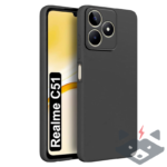 Realme C51 Силиконов гръб мат /черен/