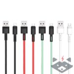 Кабел USB - Type-C, XO, 5A, 1m, NB-Q166 /черен/