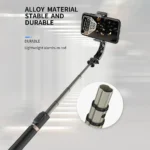 Стабилизатор L08 Gimbal Wireless Selfie Stick /бял/ - Image 10