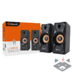 PC тонколонки Kisonli U-9003 2.0, USB захранване /черни/ - Image 2