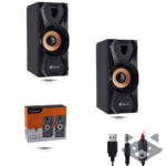 PC тонколонки Kisonli U-9003 2.0, USB захранване /черни/ - Image 3