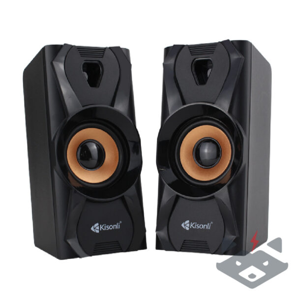 PC тонколонки Kisonli U-9003 2.0, USB захранване /черни/