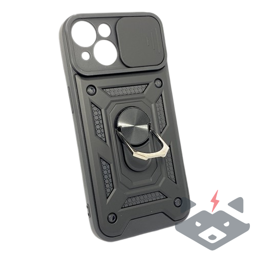 udaroustoychiv-keys-s-ring-car-slide-camera-cover-iphone-15-cheren5500049303-1-500x500-removebg-preview-1 iPhone 15 Ring Armor Case /черен/ - Image 1