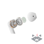 Bluetooth слушалки Ugreen WS201 H5 TWS /бели/ - Image 3