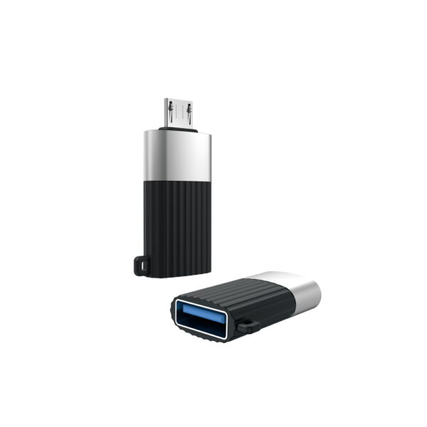 Преходник от USB към Micro USB, XO NB149-G /черен/