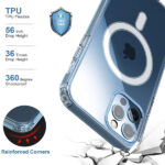 Apple iPhone 12 Pro Max Калъф MagSafe /прозрачен/ - Image 2