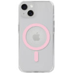 iPhone 14 MagSafe калъф Drop Glue Colorful Ring Mag Cover /розов/