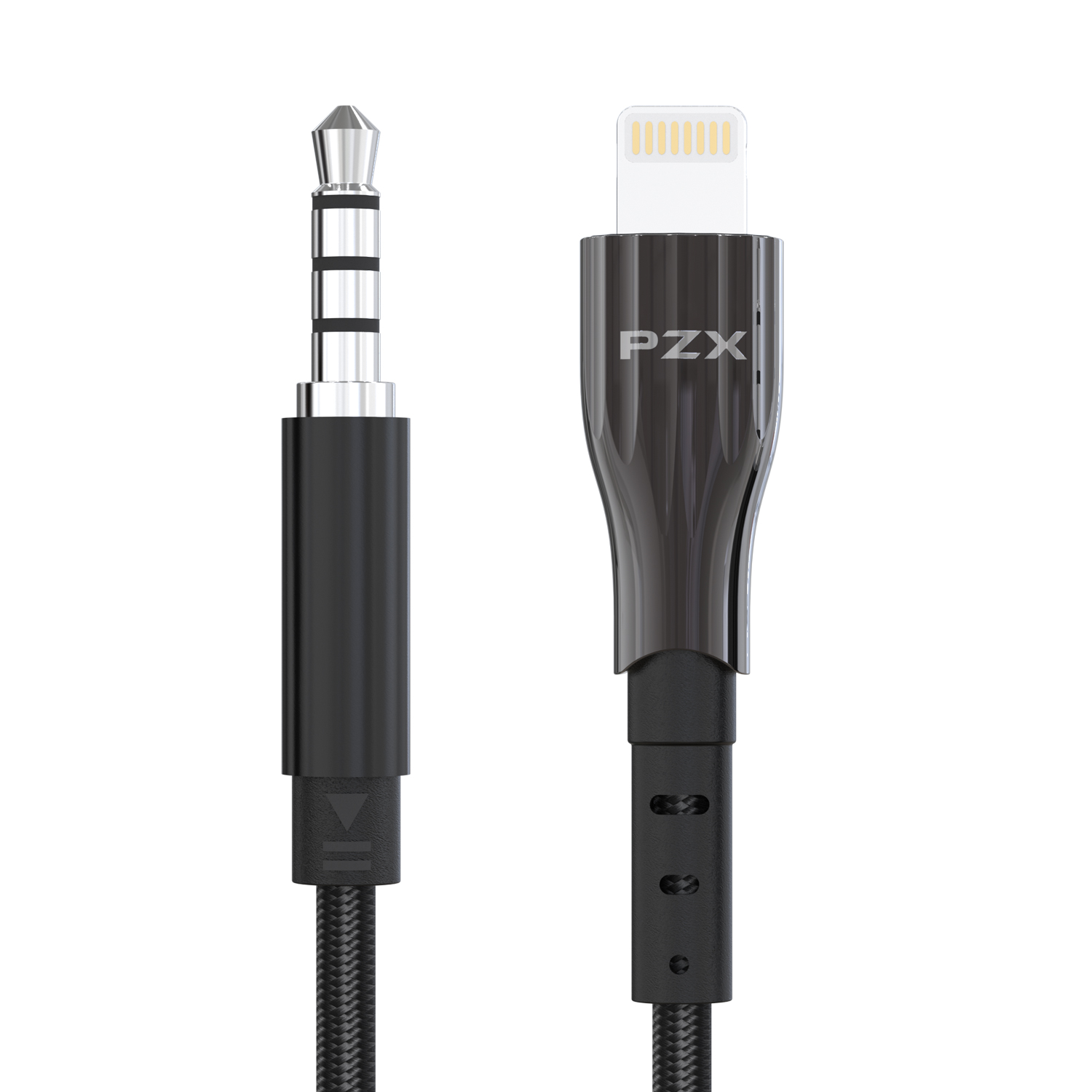 vensfon-1505 Кабел PZX 1505 Lightning (m) към 3,5mm (m) 1м - Image 1