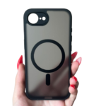 IPHONE 16e Калъф силикон Full Matte MagSafe /Черен/