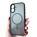 IPHONE 16 Plus Калъф силикон Full Matte MagSafe /Черен/ - Image 2