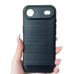 Apple iPhone 17 Air Силиконов гръб Plai CARBON /черен/