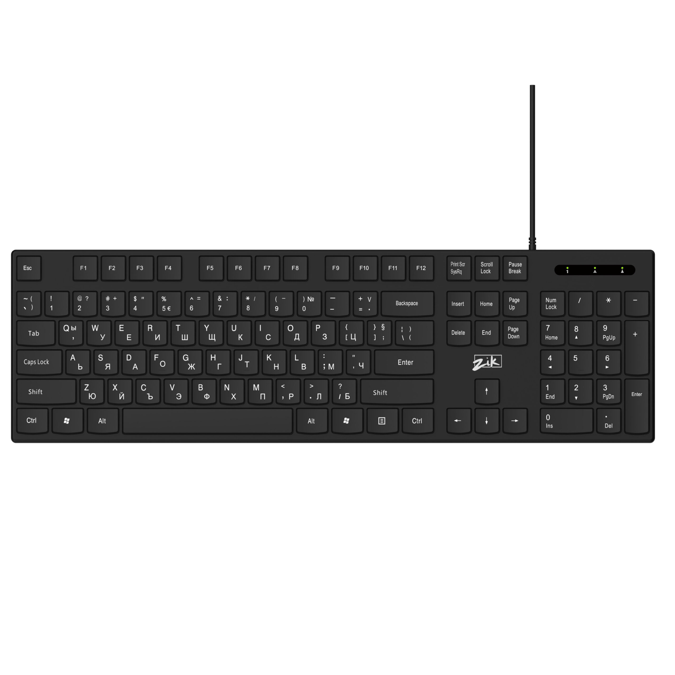 vensfon-1809 Клавиатура модел 1809 Zik Chocolate USB, Кирилизирана по БДС - Image 1