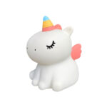 Нощна лампа Nimbo Silicone Fluffy unicorn, PAT, 3-whites, USB /бяла/