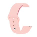 Универсална каишка /20mm/ Силиконова каишка Silicone Simple Strap за Smart Watch /розова/