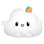 Нощна лампа Nimbo Cloud, PAT, colorful, USB, timer /бяла/