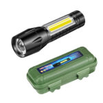 Мини фенер акумулаторен BL-912, презареждаем – със zoom фокус - Image 3