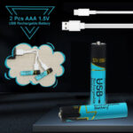 SMARTOOOLS Батерия AAA 1.5V Rechargeable Type-C, 660mWh - 2 бр. - Image 4