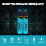 SMARTOOOLS Батерия AAA 1.5V Rechargeable Type-C, 660mWh - 2 бр. - Image 3