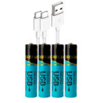 SMARTOOOLS Батерия AAA 1.5V Rechargeable Type-C, 660mWh - 4 бр.