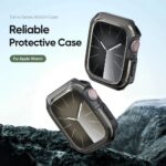 Apple Watch 46мм DUX DUCIS Калъф TAMO - прозрачен с черен цвят - Image 2