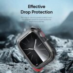 Apple Watch 46мм DUX DUCIS Калъф TAMO - прозрачен с черен цвят - Image 5
