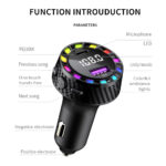FM Трансмитер Bluetooth C55 + PD 30W - Image 9