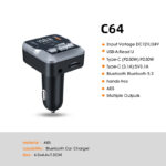 FM Трансмитер Bluetooth C64 + PD30W - Image 3