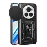 Honor Magic 6 Pro Ring Armor Case /черен/