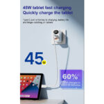 220V Зарядно PZX P76E 45W- С Дисплей - Image 3