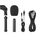 Вокален динамичен микрофон Samson Q2U, USB/XLR с аксесоари /сив/ - Image 3