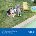 Външна охранителна камера TP-Link Tapo TC46 4K, 8MP, панорамна /бяла/ - Image 3