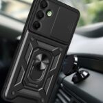 Samsung A16 4G/5G ударозащитен калъф Ring Bucephalus /черен/ - Image 3