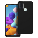 Samsung A21s Калъф Silicone Matt /черен/