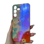 Samsung A55 Кейс Хамелеон IMD с цветни камъни - No11 - Image 2