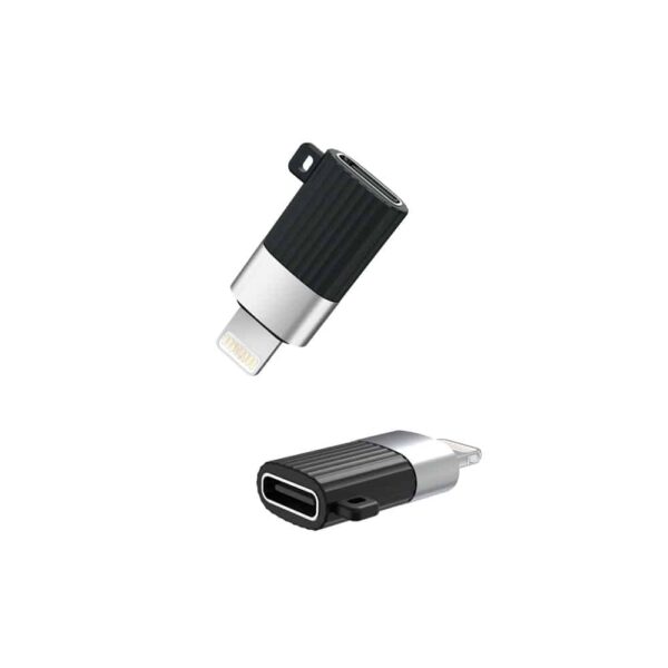 Преходник адаптер от Lightning към USB-C /черен/