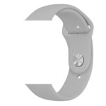 Apple Watch 38/40/41мм, Simple, силиконова каишка, M/L /сива/