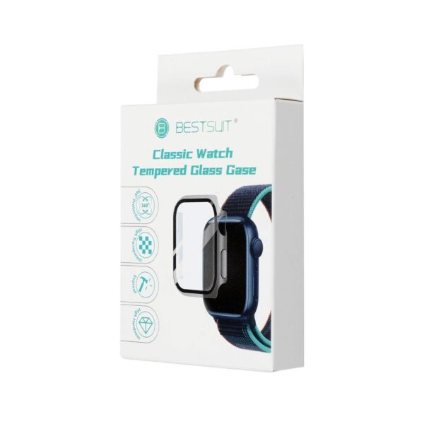 Apple Watch 46 мм - Калъф със закалено хибридно стъкло Bestsuit /прозрачно/