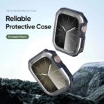 Apple Watch 46мм DUX DUCIS Калъф TAMO - прозрачен с тъмно синьо - Image 2