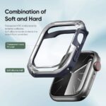 Apple Watch 46мм DUX DUCIS Калъф TAMO - прозрачен с тъмно синьо - Image 5