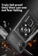 Apple iPhone 13 Pro Удароустойчив калъф ARMOR MagRing /черен/ - Image 5