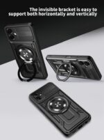 Samsung A15 4G/5G Калъф ARMOR MagRing /черен/ - Image 4