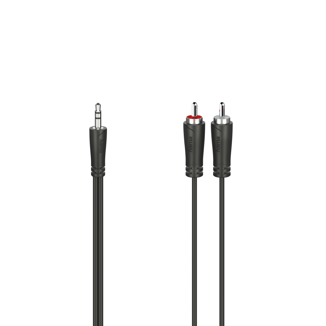 vensfon-audio-kabel-hama.4-1 HAMA Аудио кабел, 3.5 mm жак - 2 x Чинч, 3м, Черен - Image 1