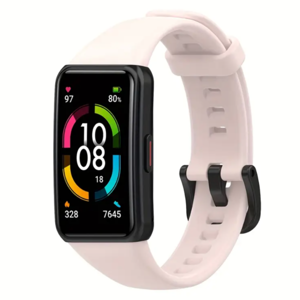 Huawei Band 6 - Силиконова каишка /розова сьомга/